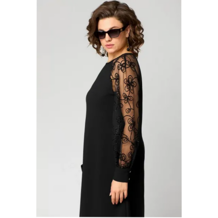 Abigail | Women's Summer Midi Sheer Sleeve Casual Dress