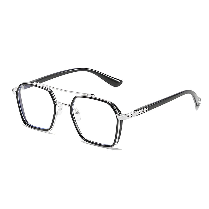 Aiden | Blue Light Blocking Sunglasses Square Frame Clear Lens