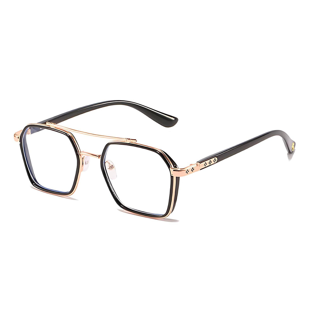 Aiden | Blue Light Blocking Sunglasses Square Frame Clear Lens