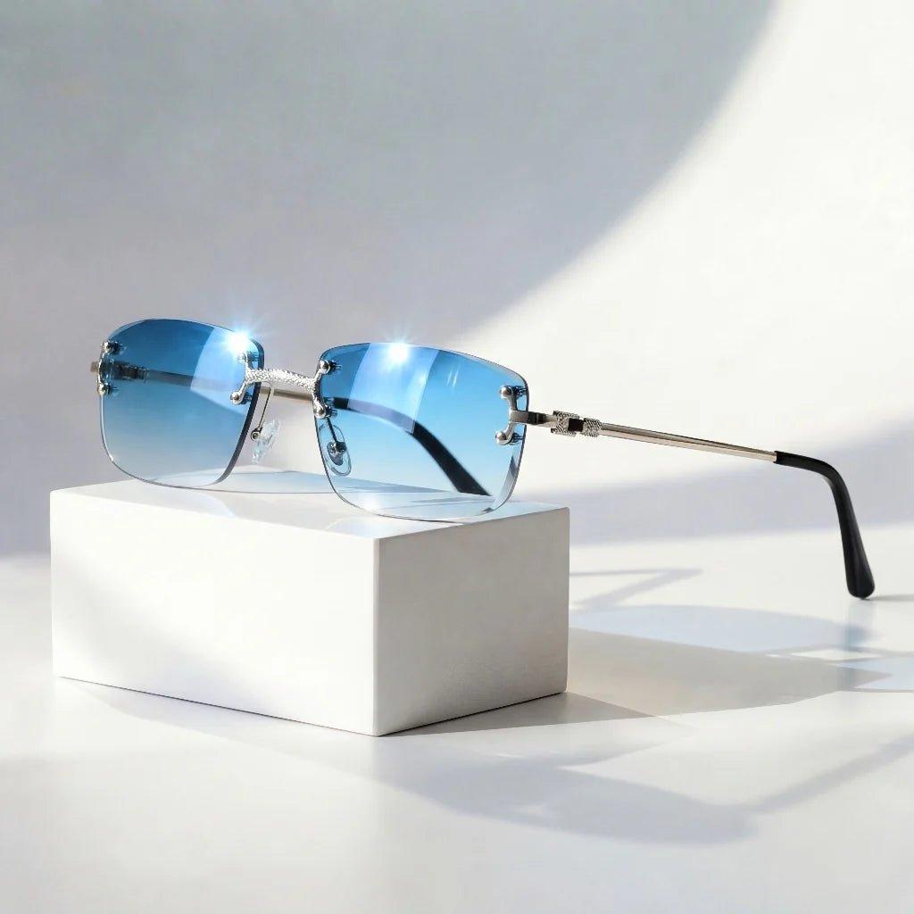 Aiden | Sunglasses Rimless Aviator Gradient Lenses UV Protection