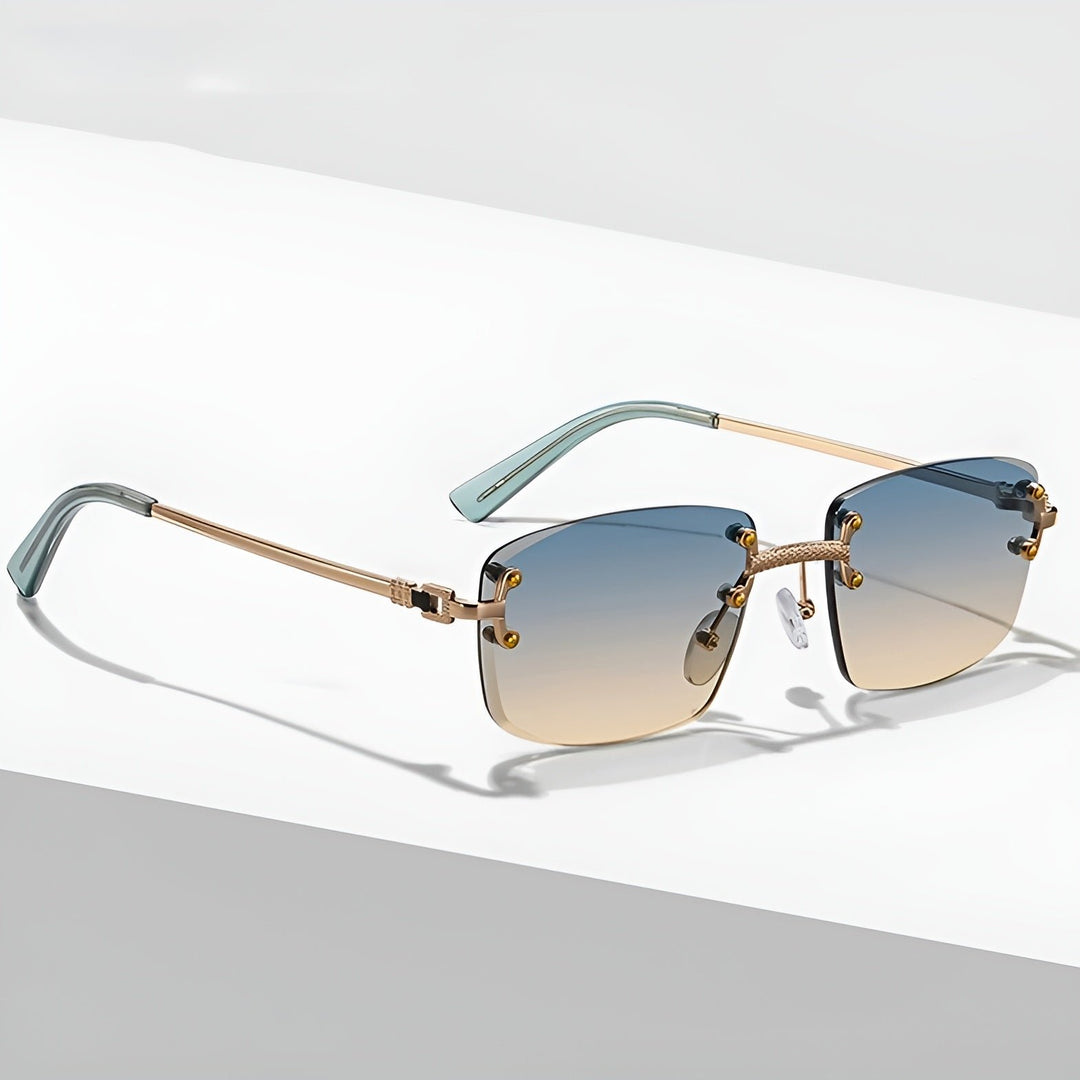 Aiden | Sunglasses Rimless Aviator Gradient Lenses UV Protection