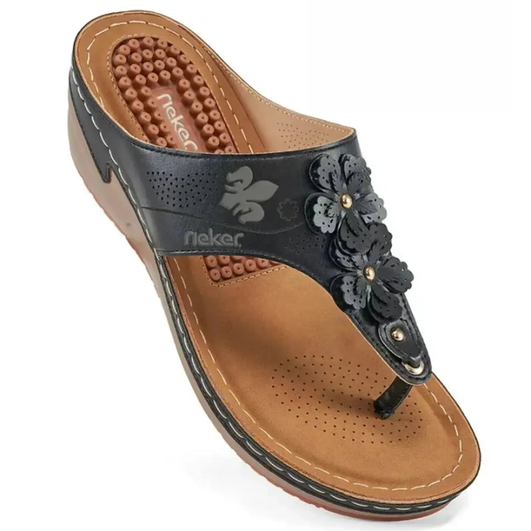 Alana | Women's Orthopedic Floral Cushion Sandals