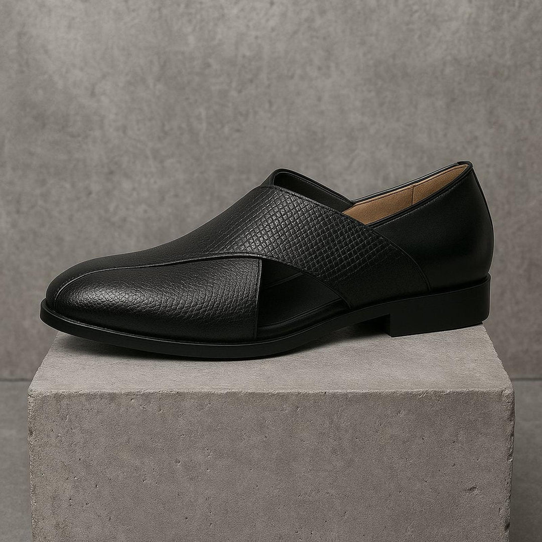 Alexander | Fisherman Sandals Leather Loafers Woven Slip-On Comfort