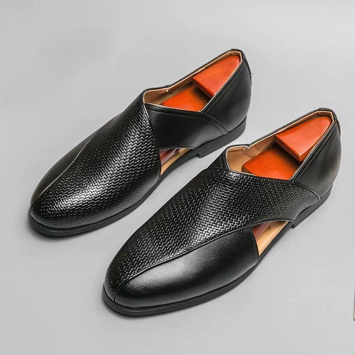 Alexander | Fisherman Sandals Leather Loafers Woven Slip-On Comfort