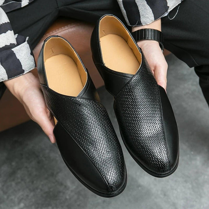 Alexander | Fisherman Sandals Leather Loafers Woven Slip-On Comfort
