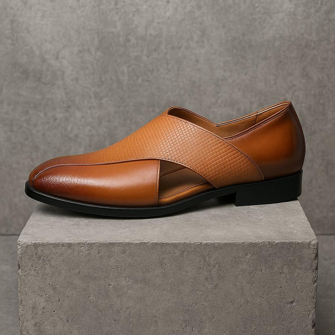 Alexander | Fisherman Sandals Leather Loafers Woven Slip-On Comfort