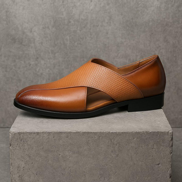 Alexander | Fisherman Sandals Leather Loafers Woven Slip-On Comfort