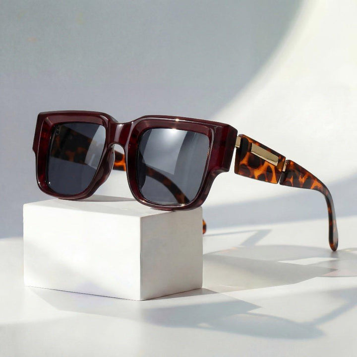 Alexander | Sunglasses Square Frame UV400 Protection Tortoiseshell