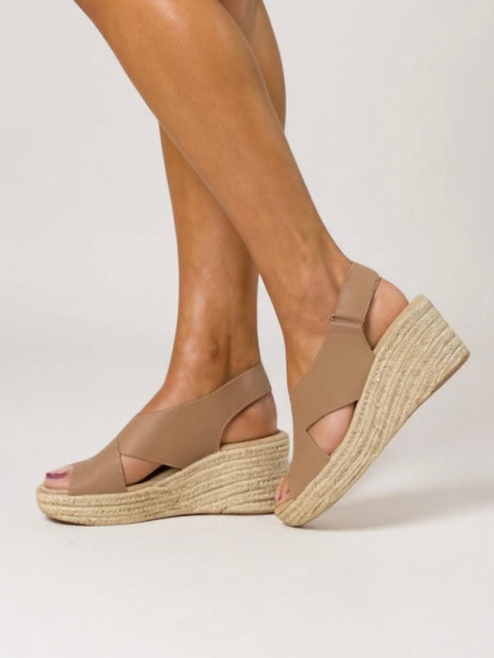 Alexis | Women’s Wedge Espadrilles Sandals With Cross Strap
