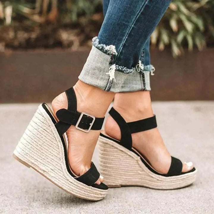 Alice | Women’s Ankle Strap Espadrilles Wedge Sandals For Summer