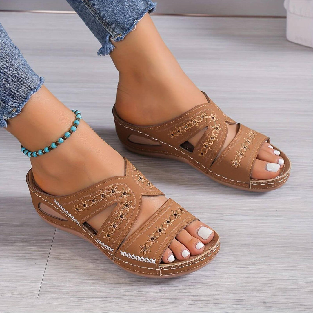 Amelia | Orthopedic Sandals Slip-Resistant Gel-Infused Sole Women's