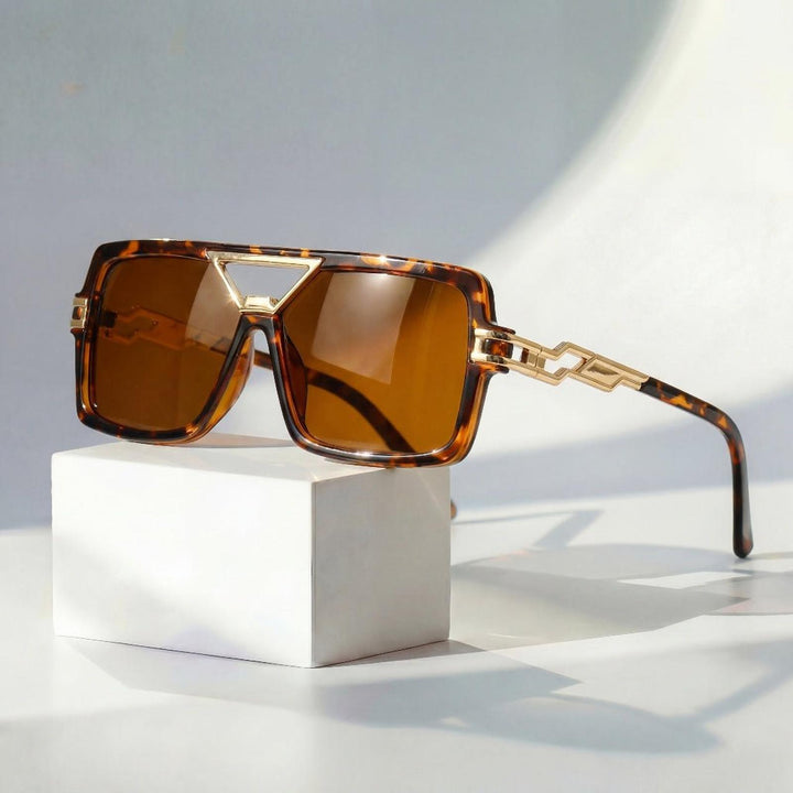 Amelia | Sunglasses Retro Chain Link Gradient UV400 Protection