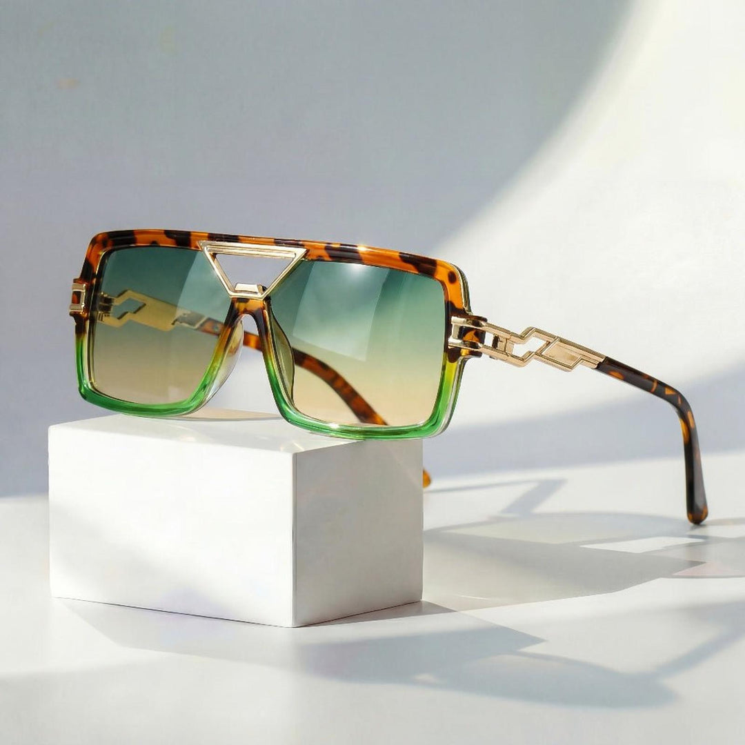 Amelia | Sunglasses Retro Chain Link Gradient UV400 Protection