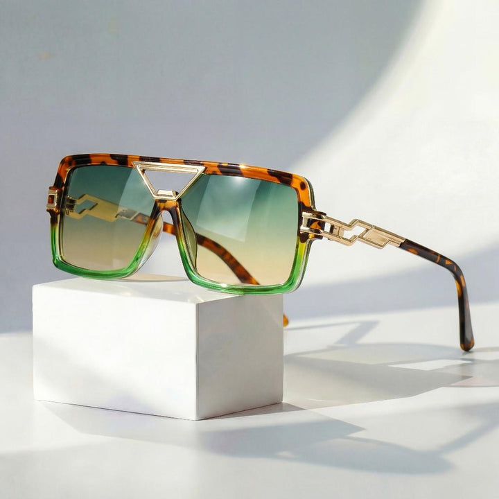 Amelia | Sunglasses Retro Chain Link Gradient UV400 Protection