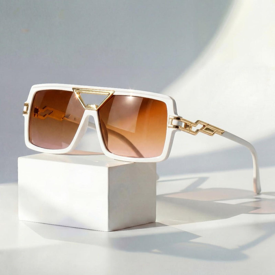 Amelia | Sunglasses Retro Chain Link Gradient UV400 Protection