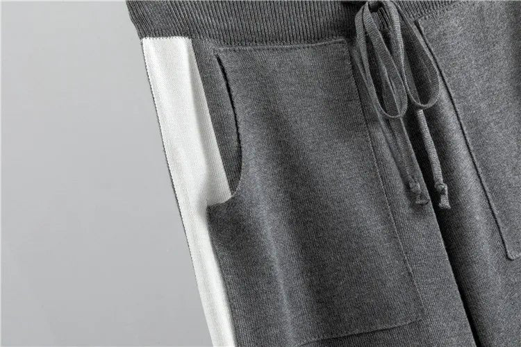 Amelia | Women's Two Piece Tracksuit Set Knit Sweater Jogger Pants