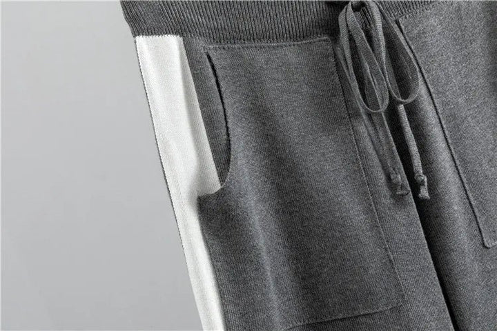 Amelia | Women's Two Piece Tracksuit Set Knit Sweater Jogger Pants