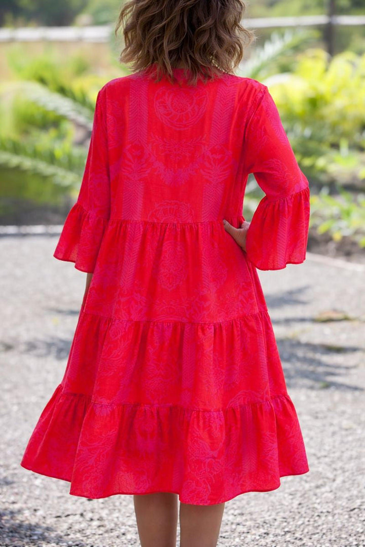 Ashley | Women’s Boho Loose Fit Midi Dress