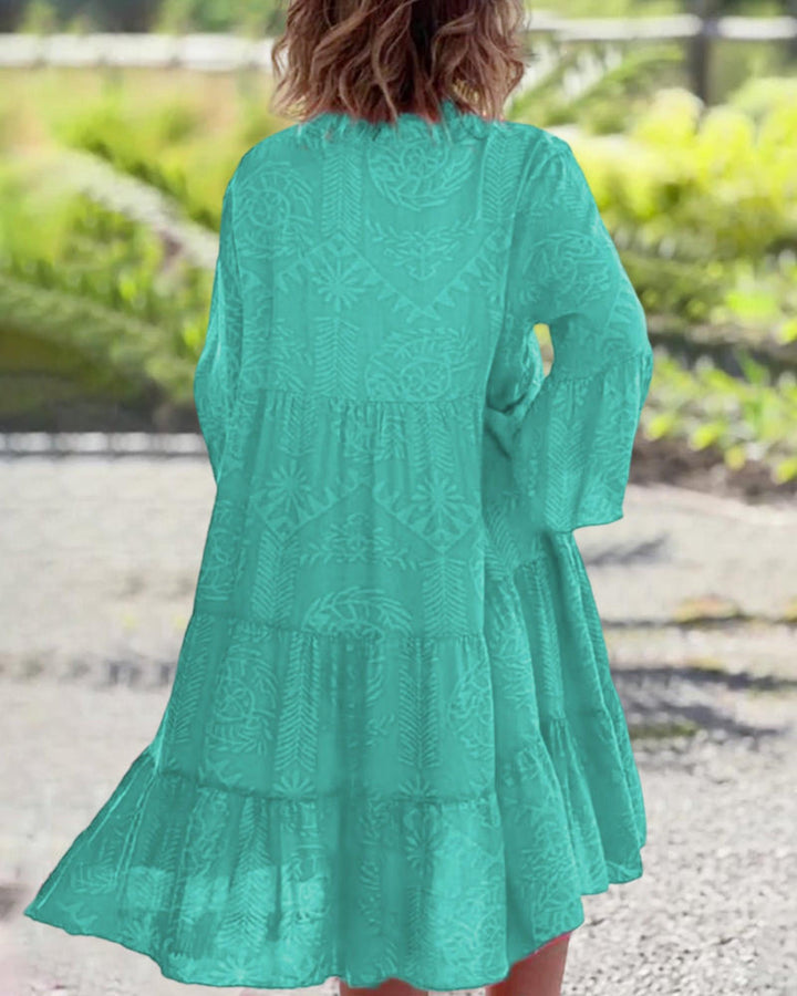 Ashley | Women’s Boho Loose Fit Midi Dress