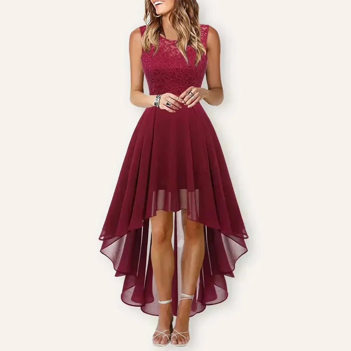 Audrey | Women’s High Low Midi Wedding Guest Dress