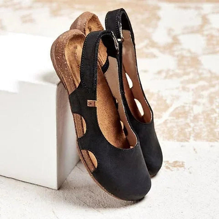 Beatrice | Women's Closed Toe Slingback Comfort Flat Sandals
