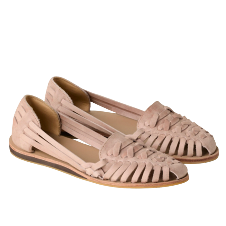 Bella | Women's Woven Closed Toe Flat Comfort Sandals