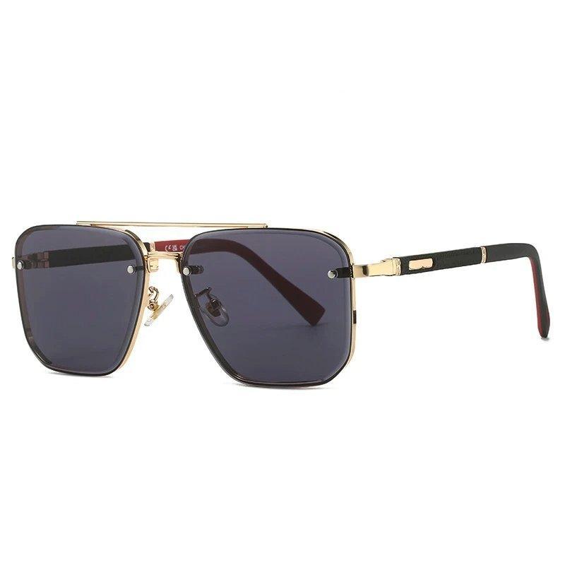Benjamin | Sunglasses Vintage Square Aviator Premium UV Protection