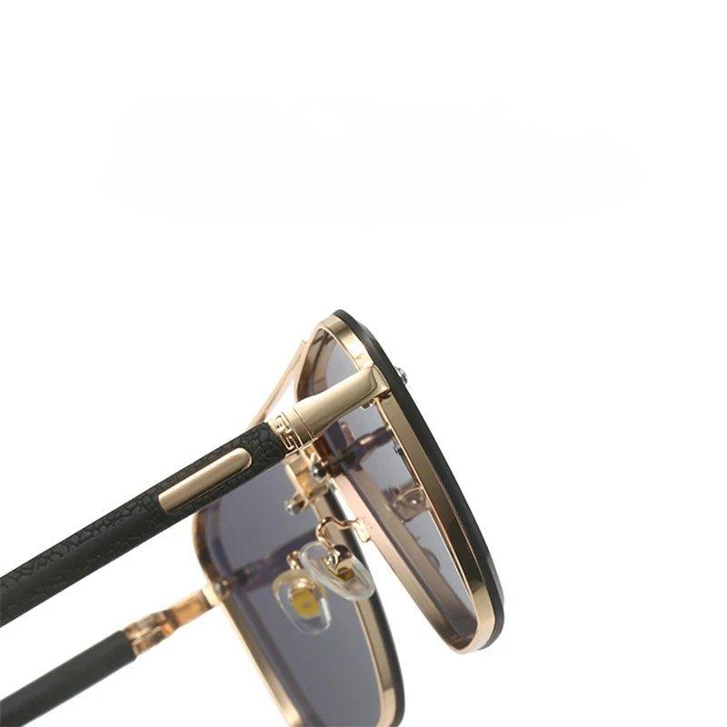 Benjamin | Sunglasses Vintage Square Aviator Premium UV Protection