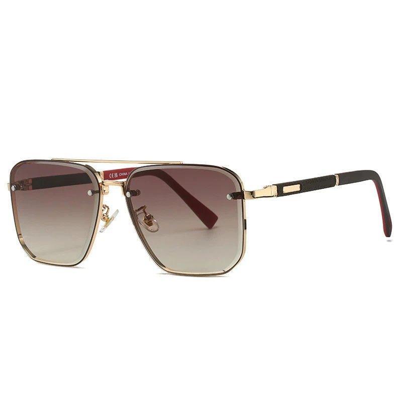 Benjamin | Sunglasses Vintage Square Aviator Premium UV Protection