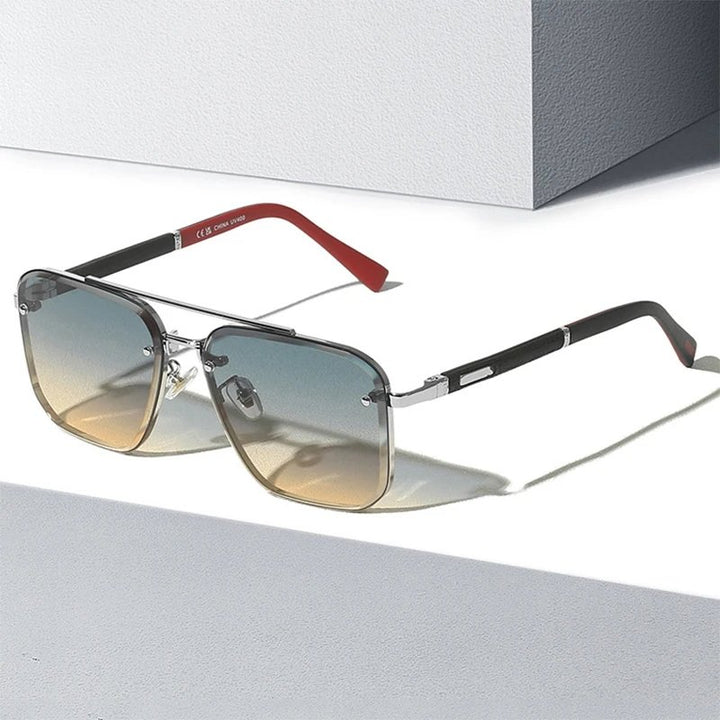 Benjamin | Sunglasses Vintage Square Aviator Premium UV Protection