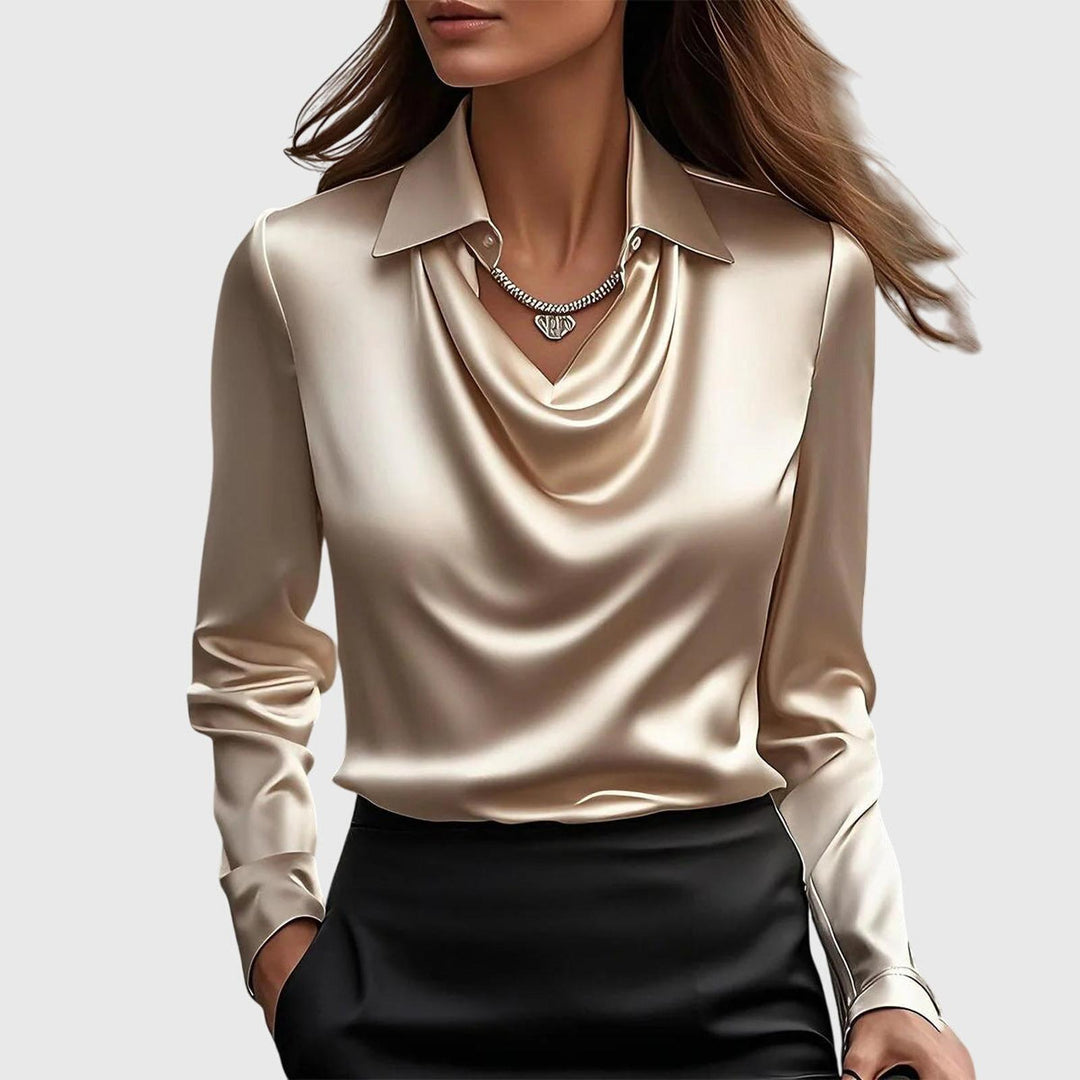 Brielle | Refined Pleated Blouse