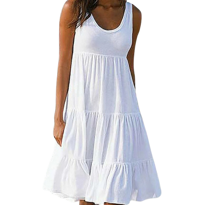 Brooklyn | Women’s Boho Sleeveless Tiered Midi Dress