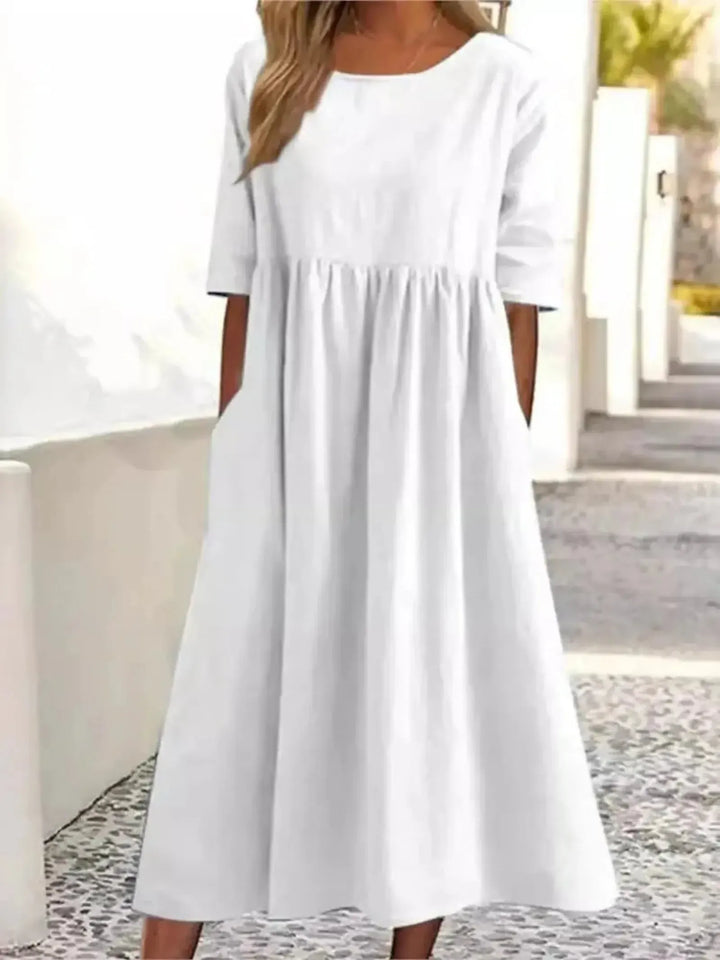 Brooklyn | Women's Loose Fit Midi Summer Dress
