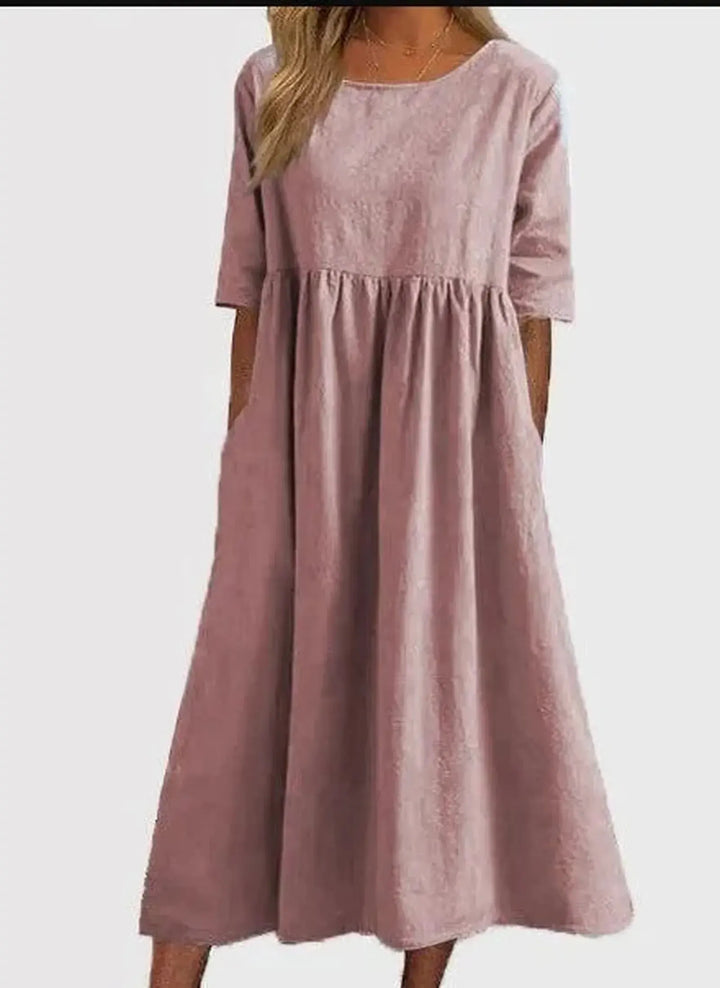 Brooklyn | Women's Loose Fit Midi Summer Dress