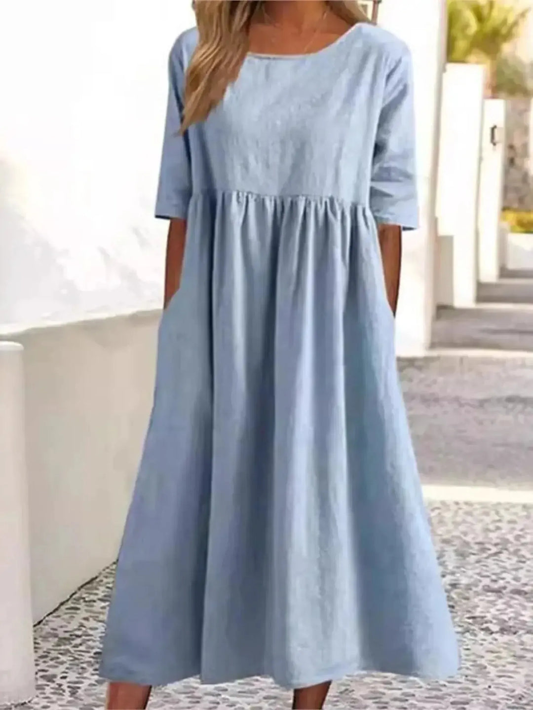 Brooklyn | Women's Loose Fit Midi Summer Dress
