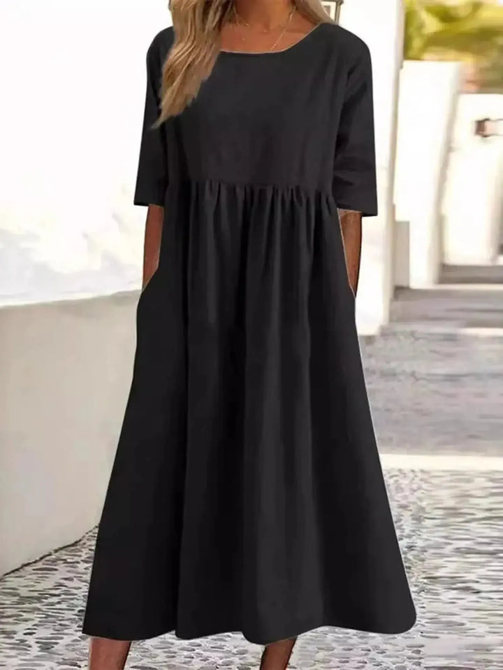 Brooklyn | Women's Loose Fit Midi Summer Dress