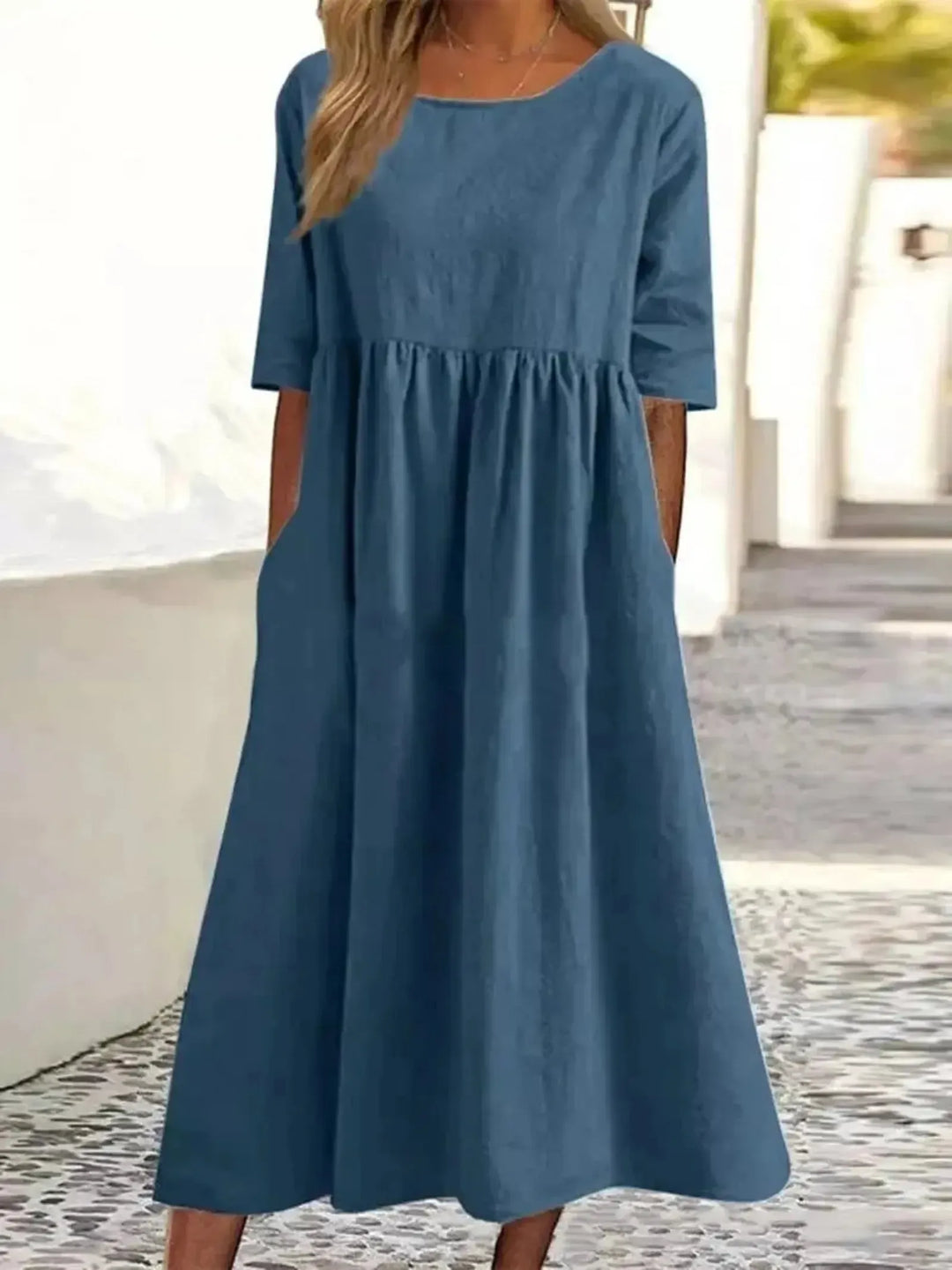 Brooklyn | Women's Loose Fit Midi Summer Dress
