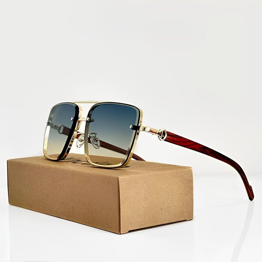 Caleb | Sunglasses Aviator Style UV400 Protection Gradient Lens
