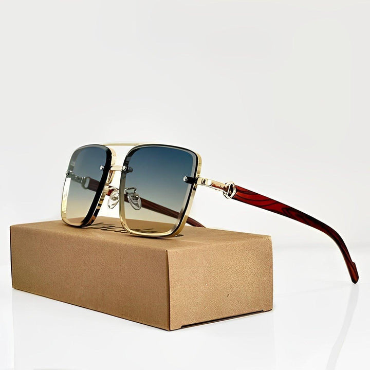 Caleb | Sunglasses Aviator Style UV400 Protection Gradient Lens
