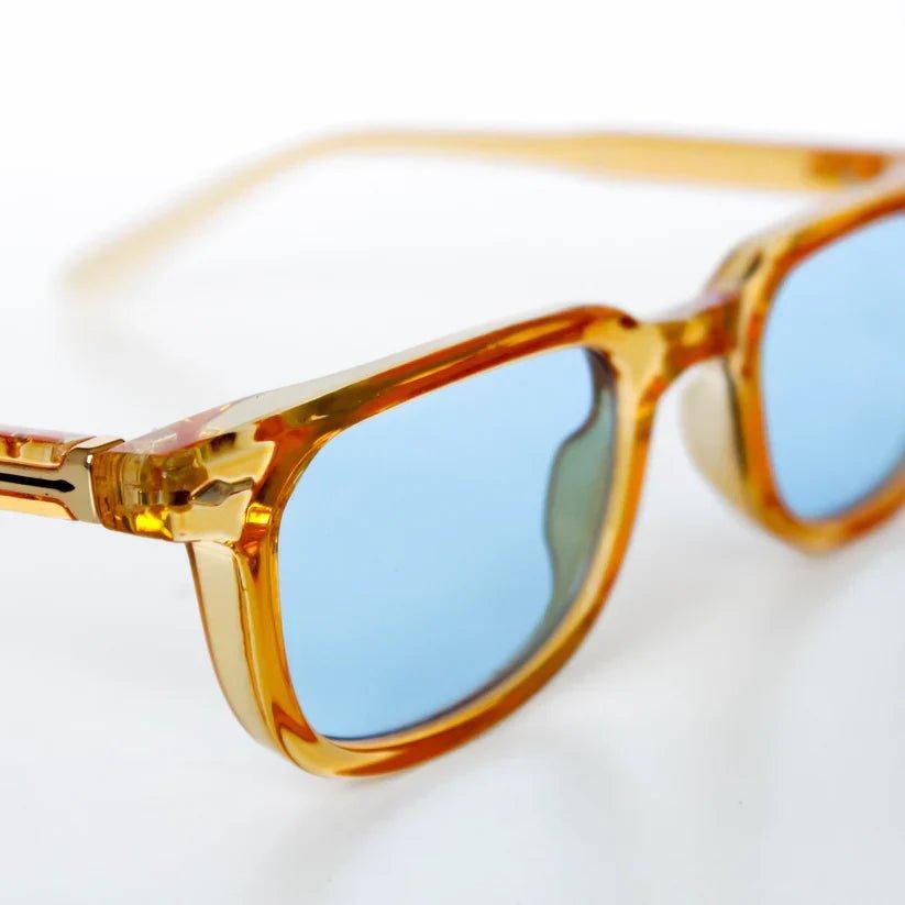 Camila | Sunglasses Tortoisell Frame Blue Mirror Lens UV Protection