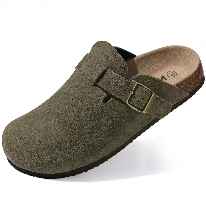 Caroline | Women's Closed Toe Buckle Comfort Sandals