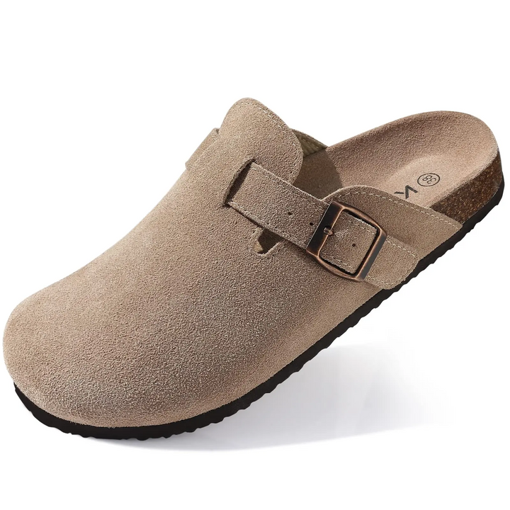 Caroline | Women's Closed Toe Buckle Comfort Sandals