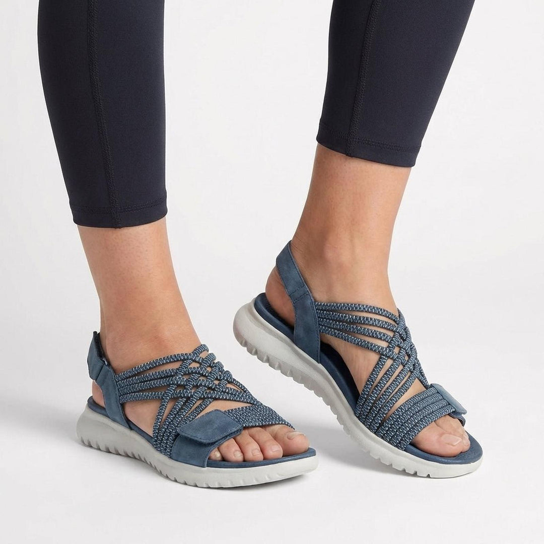 Charlotte | Orthopedic Comfort Sandals Criss-Cross Straps Open Toe