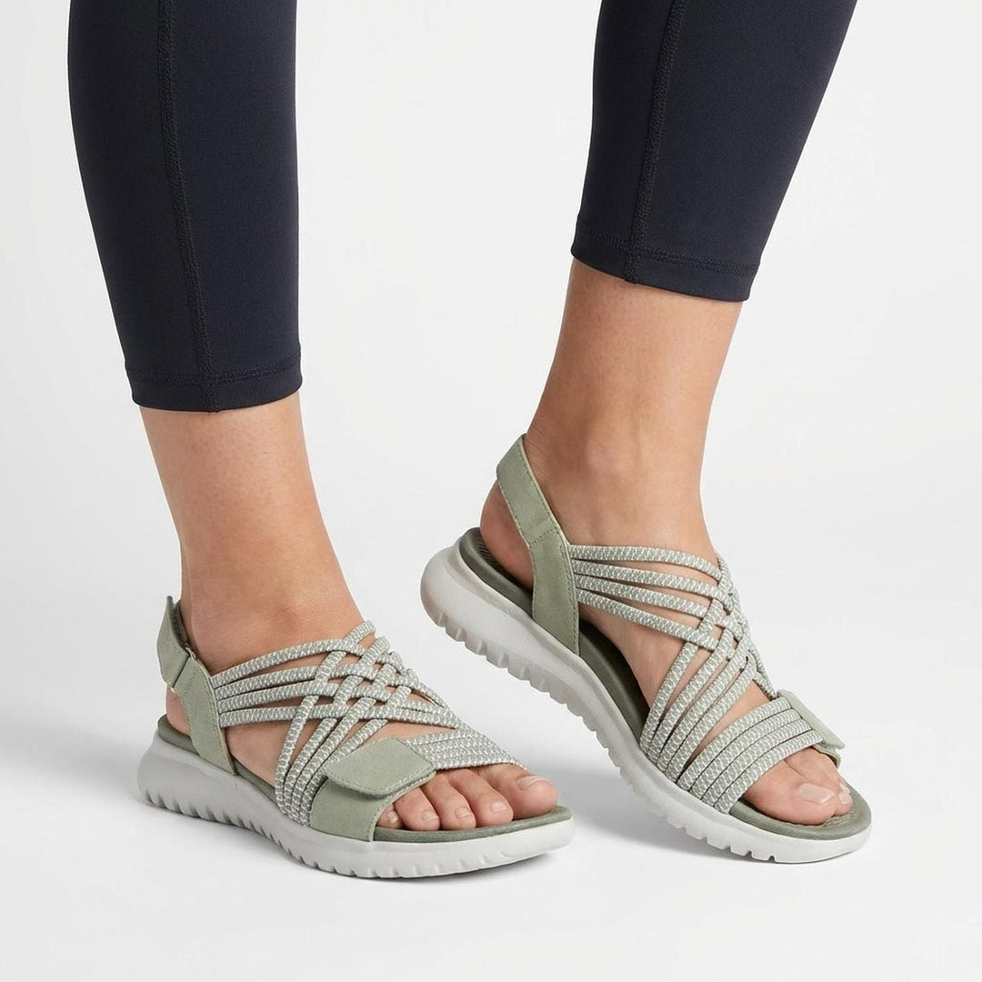 Charlotte | Orthopedic Comfort Sandals Criss-Cross Straps Open Toe