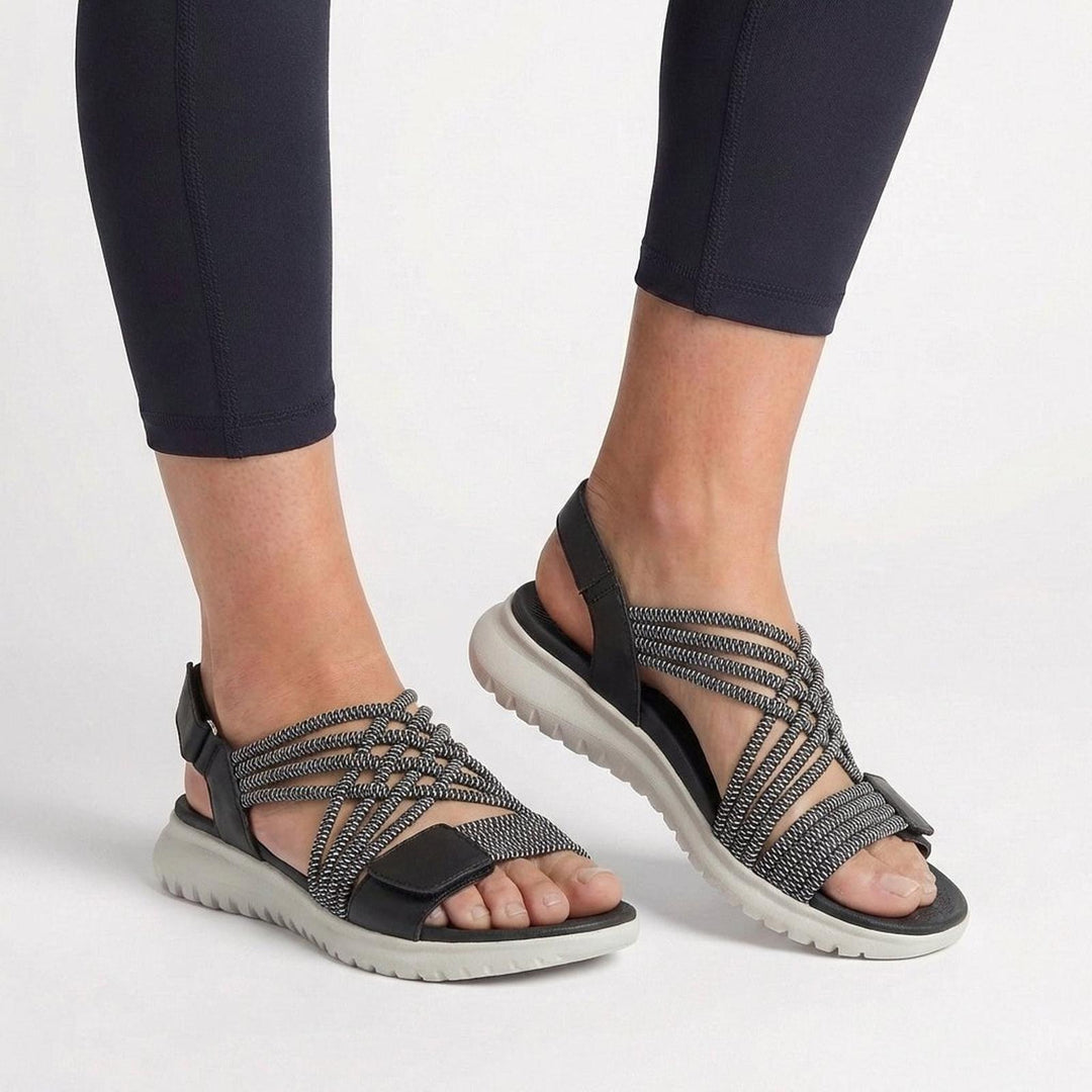 Charlotte | Orthopedic Comfort Sandals Criss-Cross Straps Open Toe