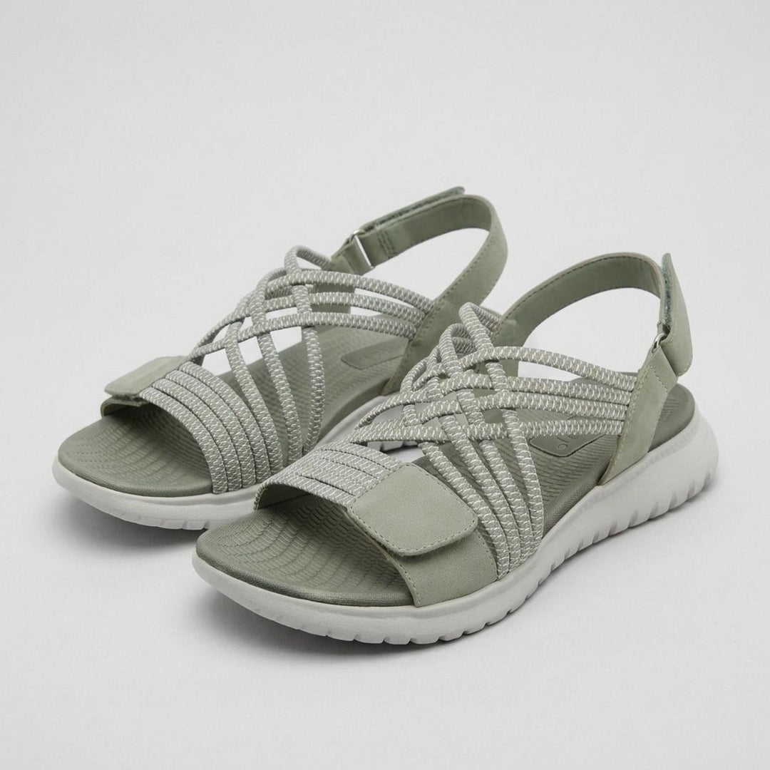 Charlotte | Orthopedic Comfort Sandals Criss-Cross Straps Open Toe
