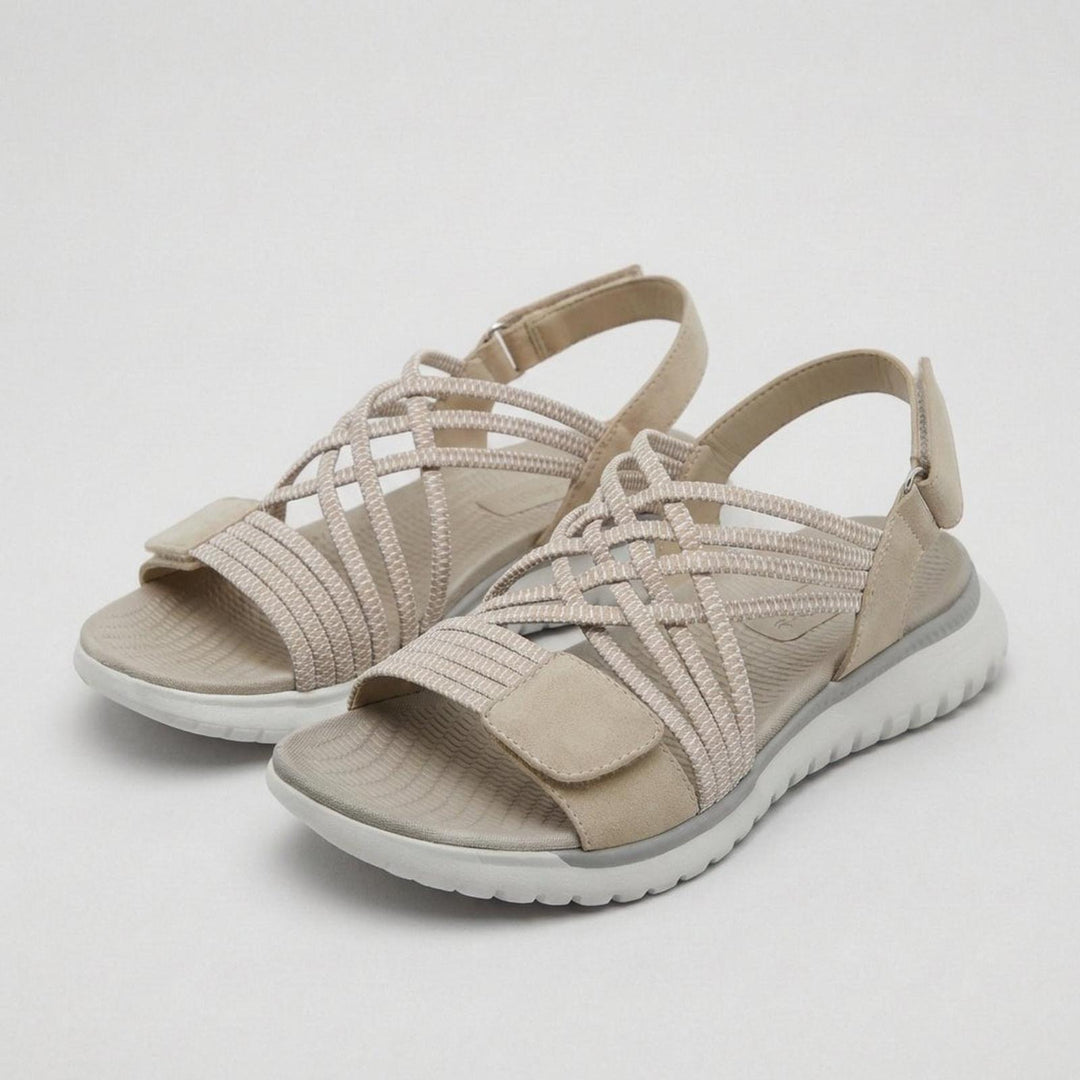Charlotte | Orthopedic Comfort Sandals Criss-Cross Straps Open Toe