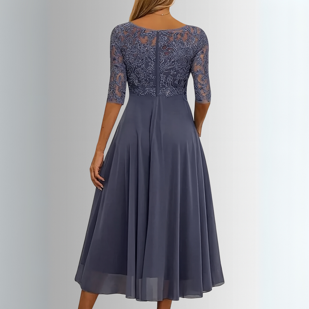Charlotte | Women’s Summer Lace Midi Elegant Dress