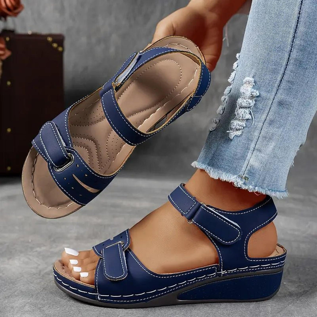 Chloe | Orthopedic Sandals Women's Wedge Comfort Adjustable Straps