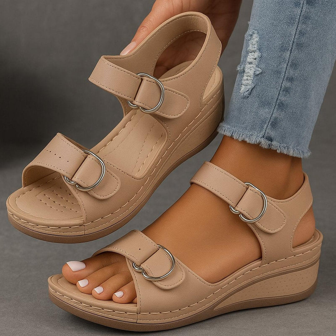 Chloe | Orthopedic Sandals Women's Wedge Comfort Adjustable Straps
